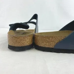 Birkenstock Arizona Blue Smooth Leather Sandals in Men\'s - FCM60 Birkenstock | Shoes | Birkenstock Arizona Blue Smooth  main image 4